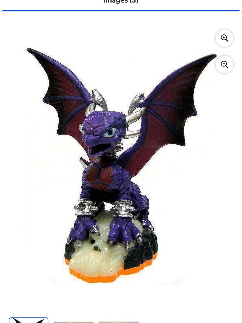 Skylanders Giants Cynder Purple Dragon Figure Activision